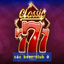 các beer club ở sài gòn