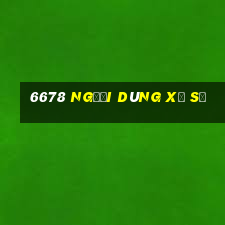 6678 người dùng xổ số