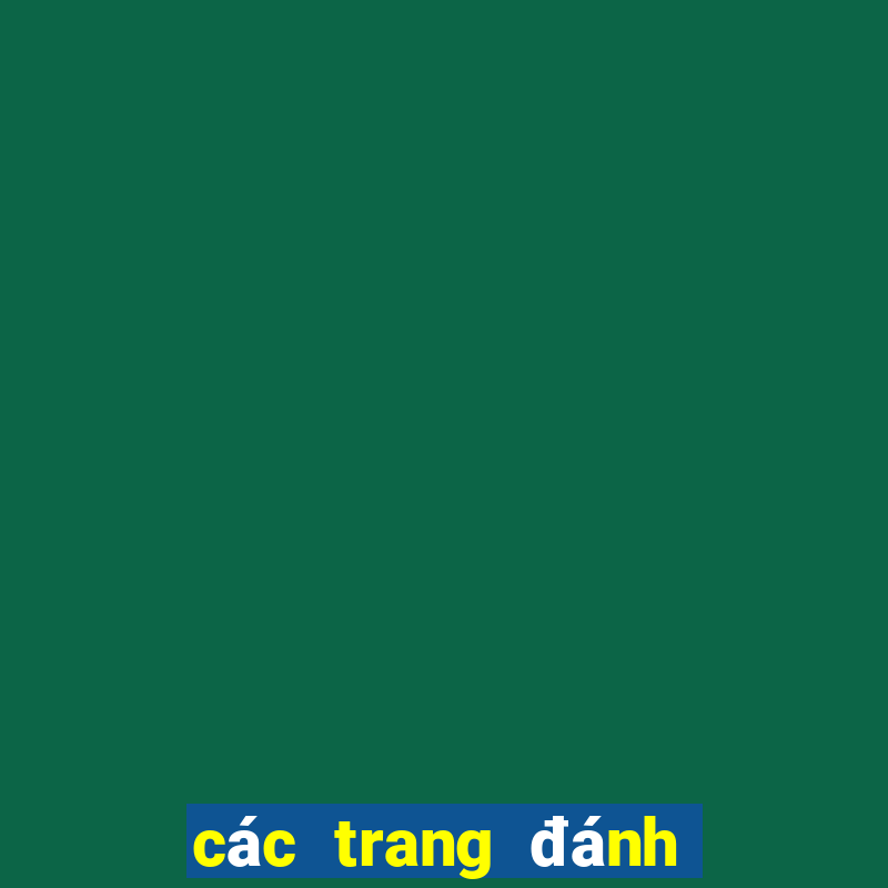 các trang đánh bạc online