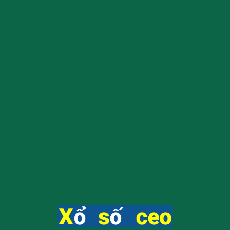 Xổ số ceo đăng nhập