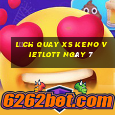 Lịch quay XS Keno Vietlott ngày 7