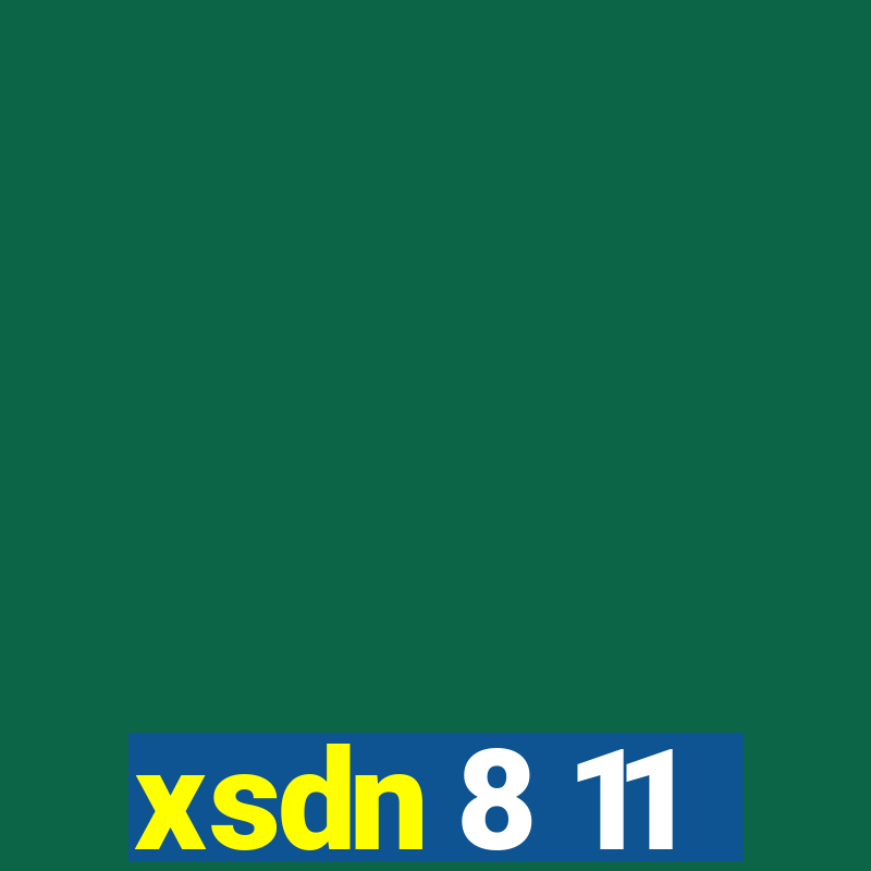 xsdn 8 11