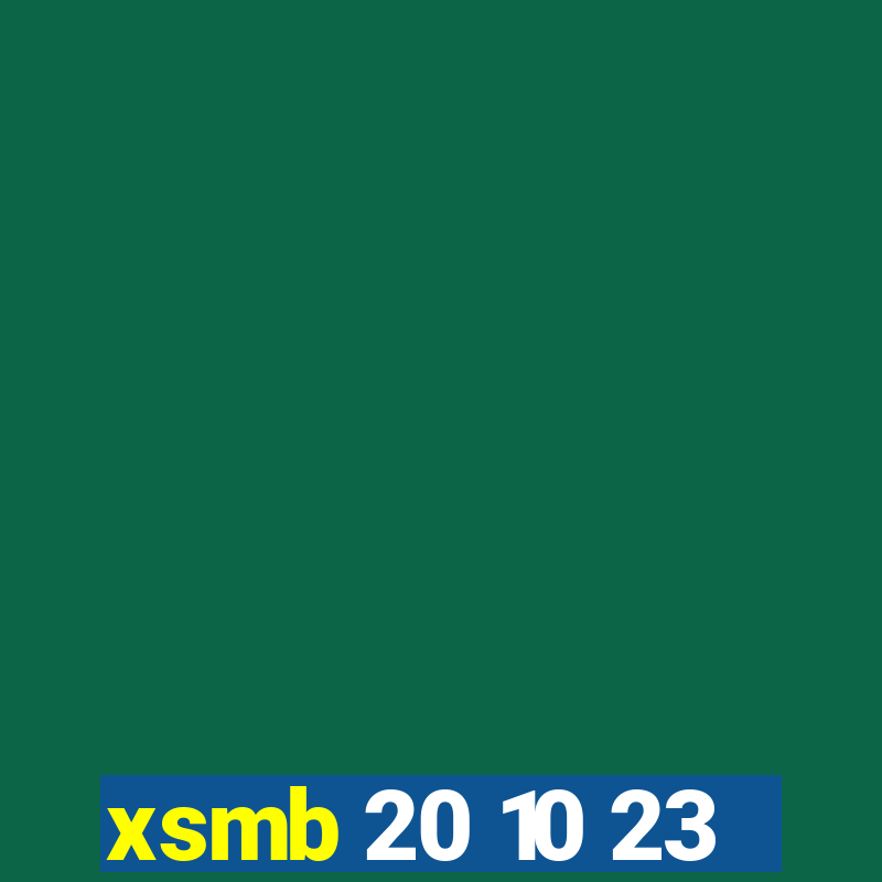 xsmb 20 10 23