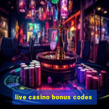 live casino bonus codes