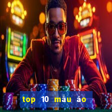 top 10 mẫu áo đá bóng đẹp nhất