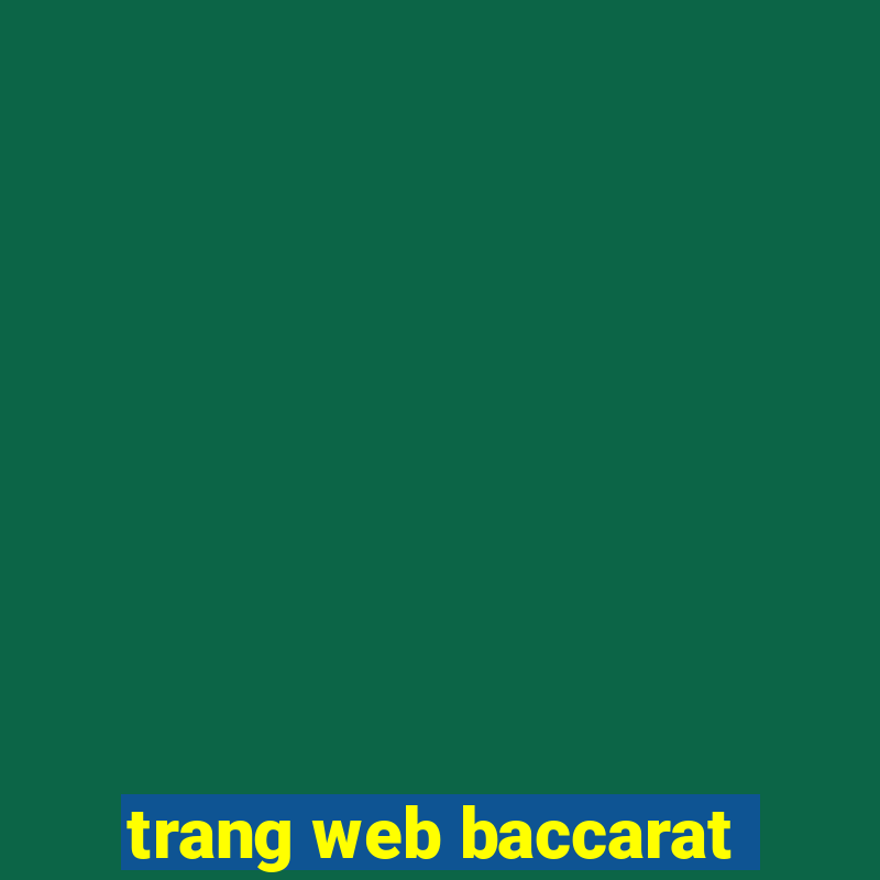 trang web baccarat