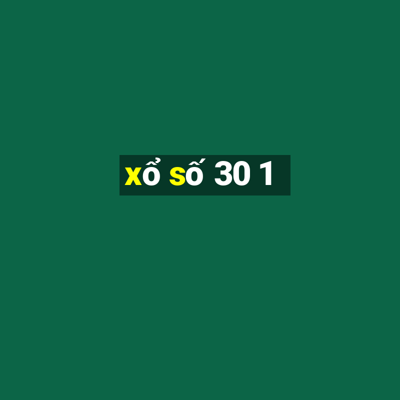 xo so 30 1