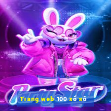 Trang web 100 xổ số