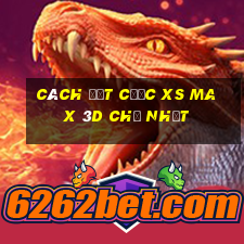 Cách đặt cược XS Max 3D Chủ Nhật