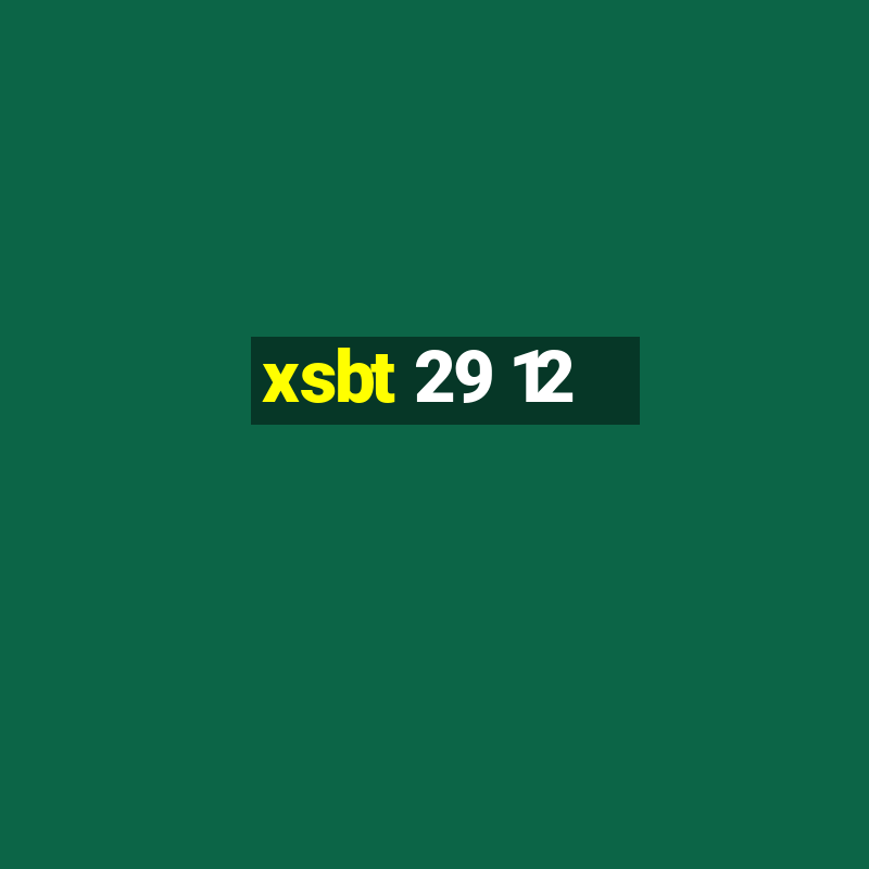 xsbt 29 12