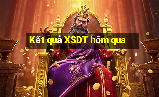 Kết quả XSDT hôm qua