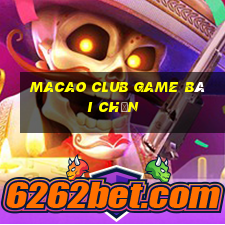 Macao Club Game Bài Chắn