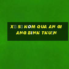 xổ số hôm qua an giang bình thuận