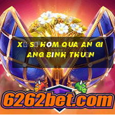 xổ số hôm qua an giang bình thuận