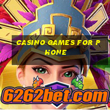 casino games for phone