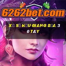 xổ số hậu giang bữa 30 tây