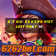 kết quả XS Keno Vietlott ngày 10