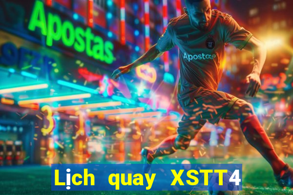 Lịch quay XSTT4 ngày 7