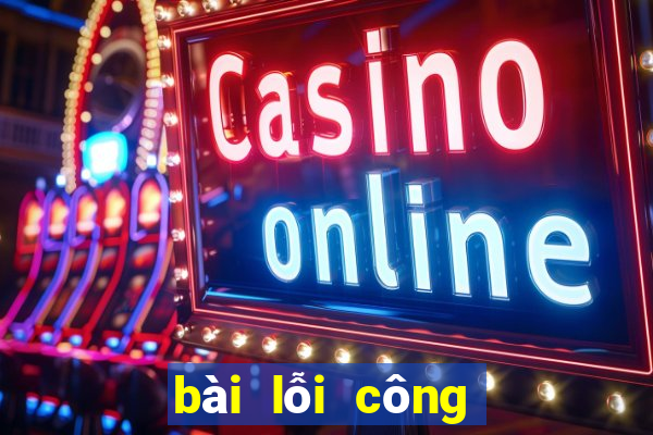 bài lỗi công ty giá rẻ