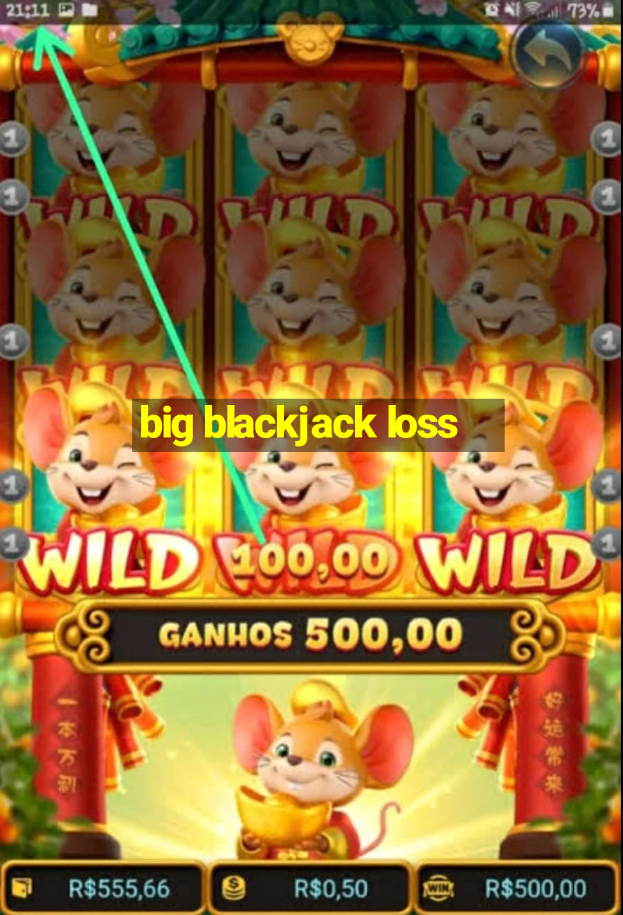 big blackjack loss