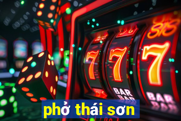 phở thái sơn