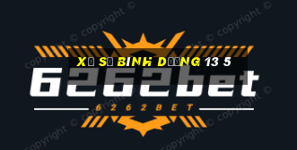 xổ số bình dương 13 5