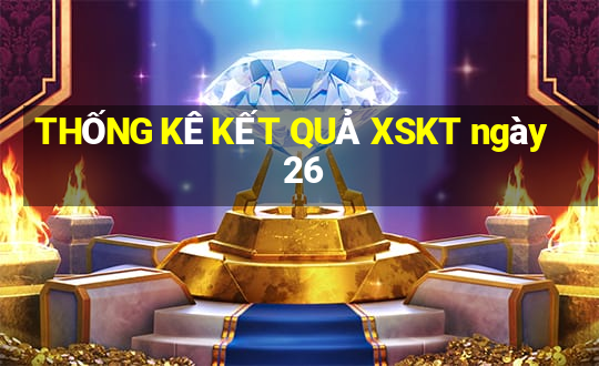 THỐNG KÊ KẾT QUẢ XSKT ngày 26