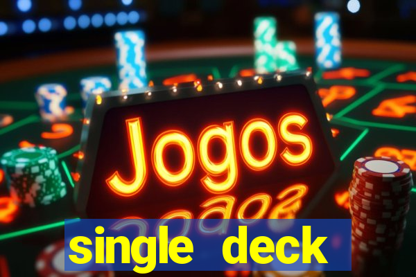 single deck blackjack free