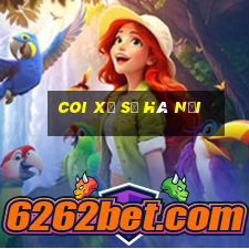 coi xổ số hà nội