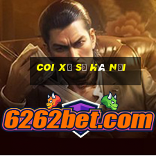 coi xổ số hà nội