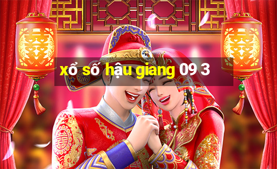 xổ số hậu giang 09 3