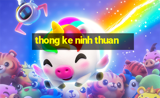 thong ke ninh thuan