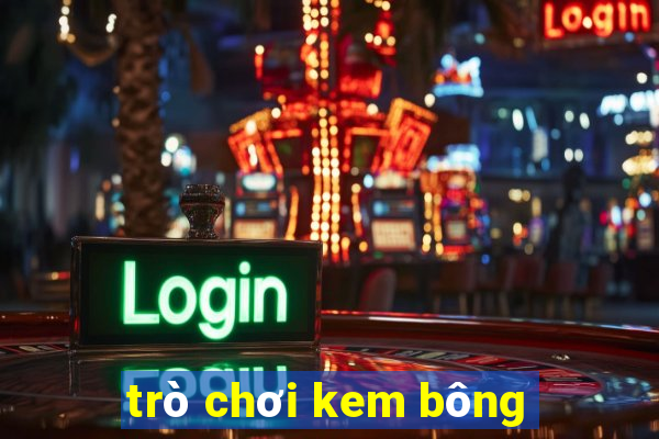 trò chơi kem bông