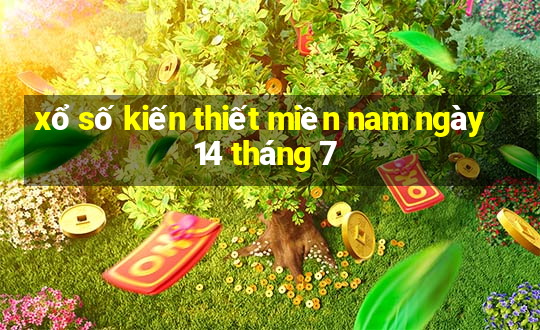 xổ số kiến thiết miền nam ngày 14 tháng 7