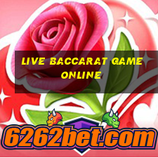 live baccarat game online