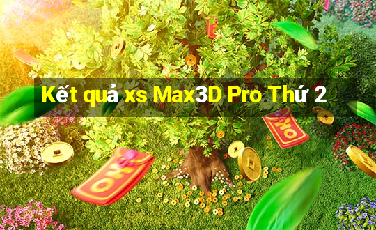 Kết quả xs Max3D Pro Thứ 2