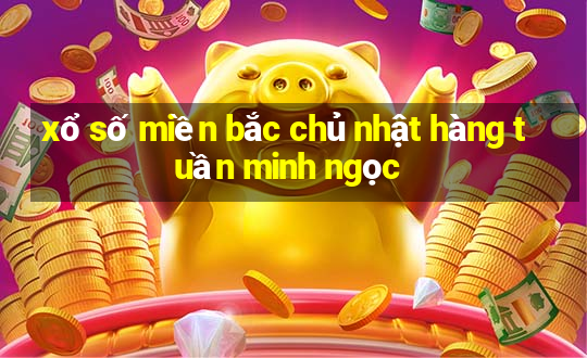 xổ số miền bắc chủ nhật hàng tuần minh ngọc