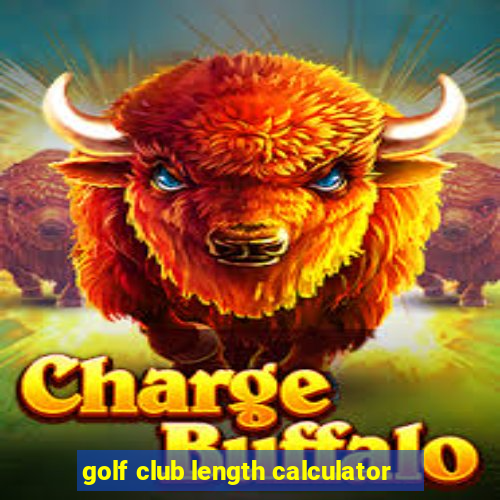 golf club length calculator