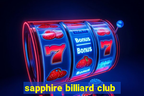 sapphire billiard club