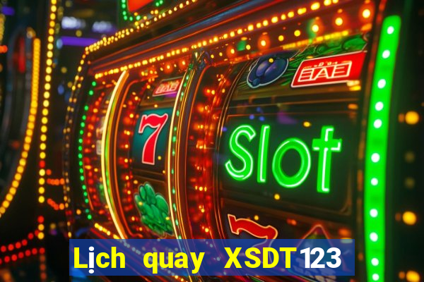 Lịch quay XSDT123 ngày thứ sáu