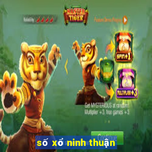 số xổ ninh thuận