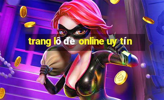 trang lô đề online uy tín