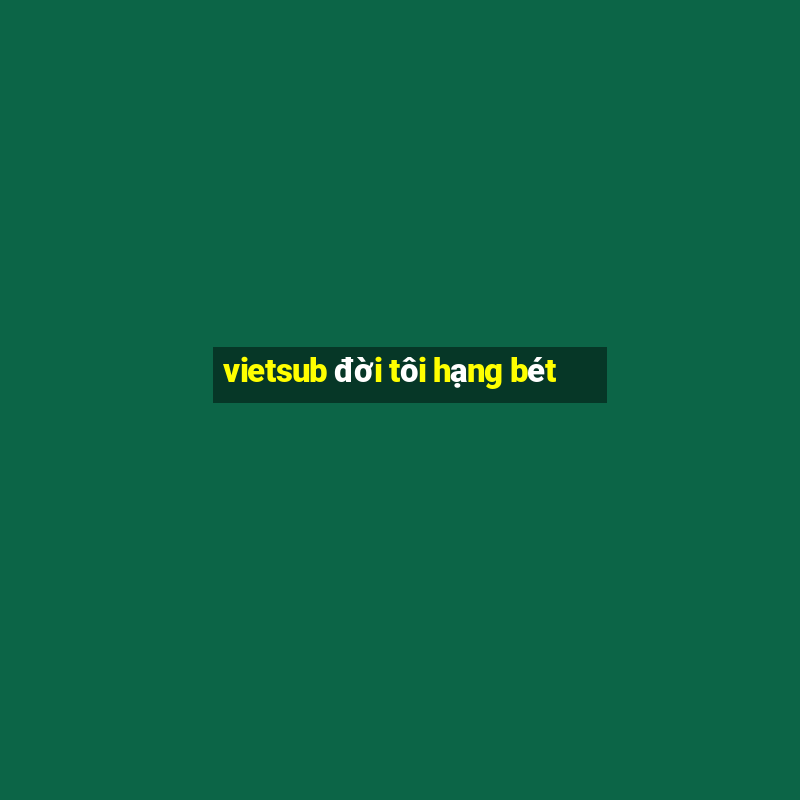 vietsub đời tôi hạng bét