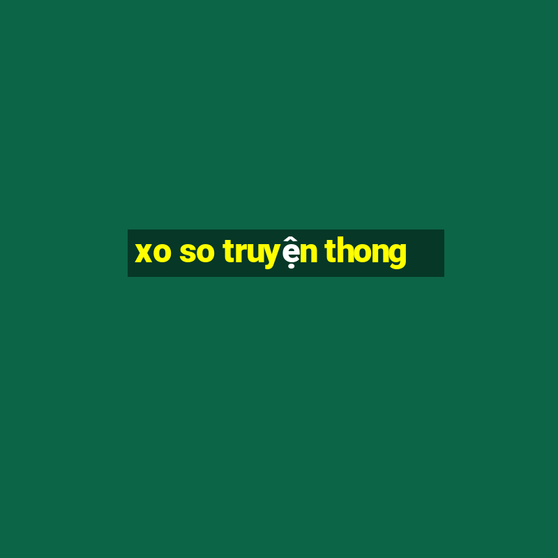 xo so truyện thong