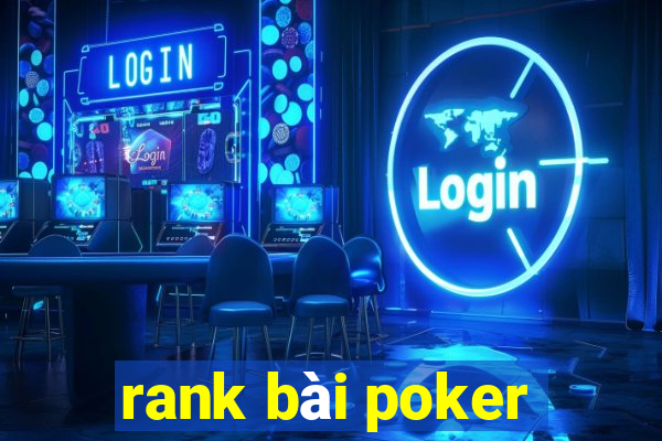 rank bài poker