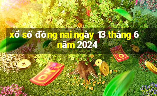 xổ số đồng nai ngày 13 tháng 6 năm 2024