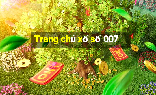 Trang chủ xổ số 007