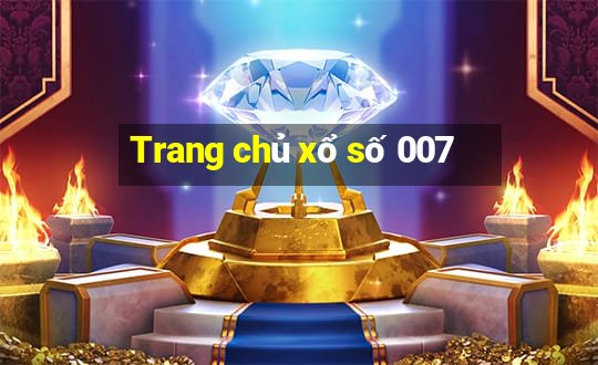 Trang chủ xổ số 007