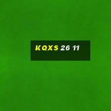 kqxs 26 11