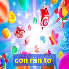 con rắn to